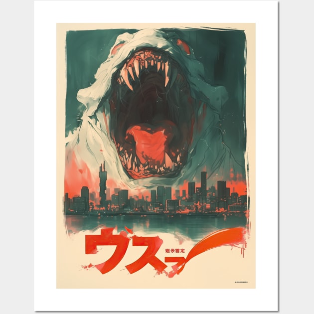 Vintage Japanese City terror Wall Art by obstinator